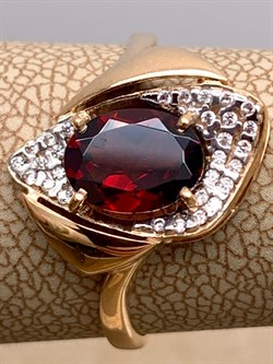 *Кольцо р.18,5 Гранат цв Красное арт. 01-2-632-0301-011-685 (вес 2,58 г) - фото 322815 *Кольцо р.18,5 Гранат цв Красное арт. 01-2-632-0301-011-685 (вес 2,58 г) - фото 322815