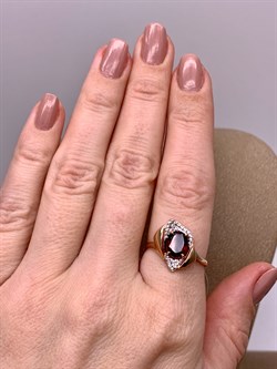 *Кольцо р.18,5 Гранат цв Красное арт. 01-2-632-0301-011-685 (вес 2,58 г) - фото 322818 *Кольцо р.18,5 Гранат цв Красное арт. 01-2-632-0301-011-685 (вес 2,58 г) - фото 322818