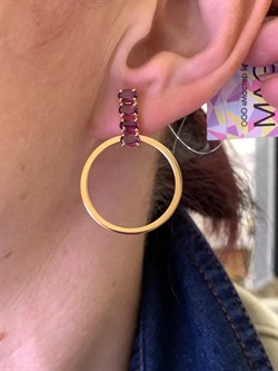 *Серьги Родолит цв Красное арт. 02-2-673-1200-010-600 (вес 4,18 г) - фото 322828 *Серьги Родолит цв Красное арт. 02-2-673-1200-010-600 (вес 4,18 г) - фото 322828