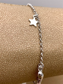 *Браслет р.18-21 Фантазия Якорная роло с подвесками  арт. 0382R025L18-149 Вес 2,86 г - фото 322837 *Браслет р.18-21 Фантазия Якорная роло с подвесками  арт. 0382R025L18-149 Вес 2,86 г - фото 322837