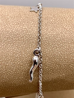 *Браслет р.17-20 Фантазия Якорная роло с подвесками арт. 0382R025L17-179 Вес 2,82 г - фото 322847 *Браслет р.17-20 Фантазия Якорная роло с подвесками арт. 0382R025L17-179 Вес 2,82 г - фото 322847