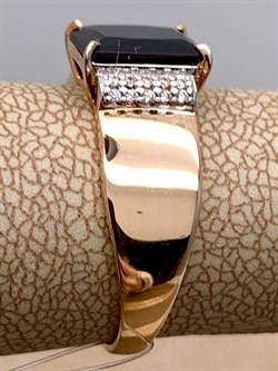 *Кольцо р.17 Гранат цв Красное арт. 01-2-633-0301-011-042 (вес 2,87 г) - фото 322868