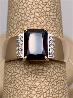 *Кольцо р.17 Гранат цв Красное арт. 01-2-633-0301-011-042 (вес 2,87 г) - фото 322869