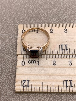 *Кольцо р.17 Гранат цв Красное арт. 01-2-633-0301-011-042 (вес 2,87 г) - фото 322872