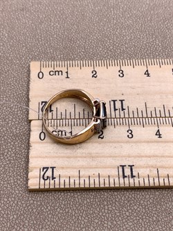 *Кольцо р.17 Гранат цв Красное арт. 01-2-633-0301-011-042 (вес 2,87 г) - фото 322873