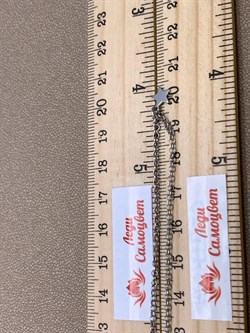 *Цепь р.35-40 Фантазия Роло с подвеской Звезда арт. 0382R02502L35-485 Вес 2,77 г - фото 322923 *Цепь р.35-40 Фантазия Роло с подвеской Звезда арт. 0382R02502L35-485 Вес 2,77 г - фото 322923