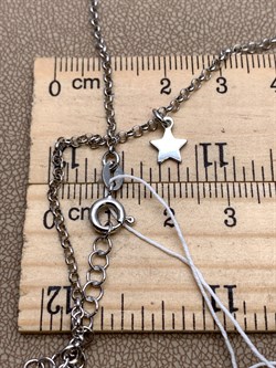 *Цепь р.35-40 Фантазия Роло с подвеской Звезда арт. 0382R02502L35-485 Вес 2,77 г - фото 322926 *Цепь р.35-40 Фантазия Роло с подвеской Звезда арт. 0382R02502L35-485 Вес 2,77 г - фото 322926