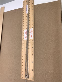 *Цепь р.40 Фантазия 4 ряда Якорная Роло Перлина Якорная с цилиндрами арт. 0324R001L40-241, (Вес 6,17 г) - фото 322951