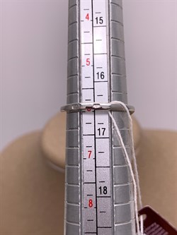 *Кольцо р.16 Белый Жемчуг д.9,5*10мм арт. 1.0639.0.b-161 Вес 3,76 г - фото 322962