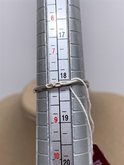 *Кольцо р.18 Белый Жемчуг д.10*10,5мм арт. 1.0422.0.b-849 Вес 3,07 г - фото 322987