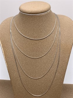 *Колье р.40 Фантазия 4 ряда Снейк арт. 0324R002L40-658, (Вес 6,49 г) - фото 323096