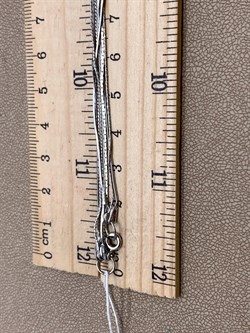 *Колье р.40 Фантазия 4 ряда Снейк арт. 0324R002L40-658, (Вес 6,49 г) - фото 323098