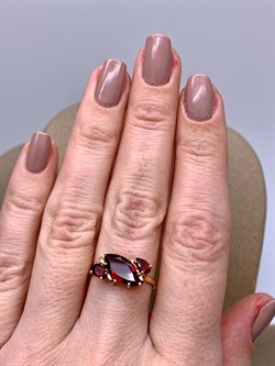 *Кольцо р.17,5 Гранат цв Красное арт. 01-1-903-03-679 (вес 2,28 г) - фото 323173 *Кольцо р.17,5 Гранат цв Красное арт. 01-1-903-03-679 (вес 2,28 г) - фото 323173