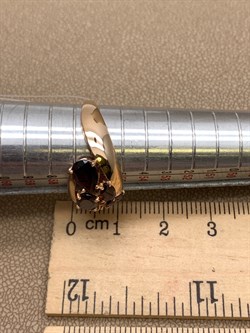 *Кольцо р.18 Гранат цв Красное арт. 01-2-730-0300-010-757 (вес 2,85 г) - фото 323178