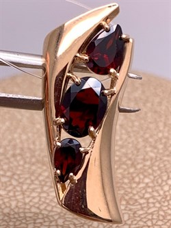 *Подвеска Гранат цв Красное арт. 10-1-091-03-454 (вес 2,64 г) - фото 323232 *Подвеска Гранат цв Красное арт. 10-1-091-03-454 (вес 2,64 г) - фото 323232