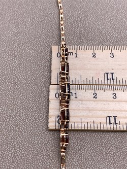 *Браслет р.18,5 Гранат цв Красное арт. 08-1-054-03-850 (вес 7,86 г) - фото 323260 *Браслет р.18,5 Гранат цв Красное арт. 08-1-054-03-850 (вес 7,86 г) - фото 323260