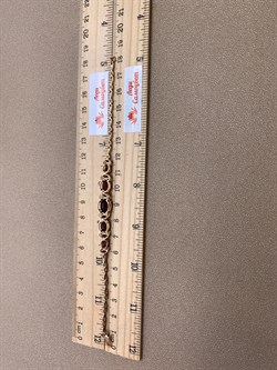 *Браслет р.18,5 Гранат цв Красное арт. 08-1-054-03-850 (вес 7,86 г) - фото 323262 *Браслет р.18,5 Гранат цв Красное арт. 08-1-054-03-850 (вес 7,86 г) - фото 323262