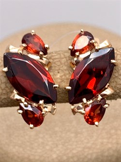 *Серьги Гранат цв Красное арт. 02-1-903-03-792 (вес 3,55 г) - фото 323364 *Серьги Гранат цв Красное арт. 02-1-903-03-792 (вес 3,55 г) - фото 323364