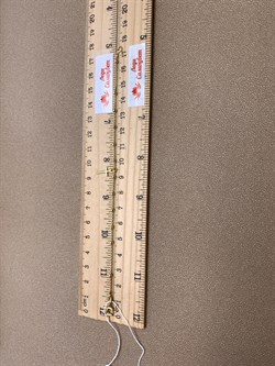 *Браслет р.18 Розарий с подвеской Роло гладкая шарики арт. 0300Y16691L18-704, (Вес 1,7 г) - фото 323376