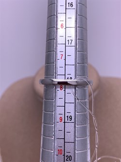 *Кольцо р.18 Бесконечность Белый Фианит Микро Вставки арт. CZ-R02233-X-W-X-X-W-18-239 вес 2,3 г - фото 323497