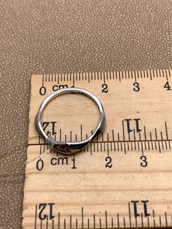 *Кольцо р.18 Зубчики Белый Фианит арт. MP-R01552-X-W-X-X-W-492 вес 1,32 г - фото 323513