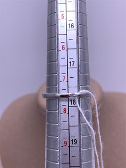 *Кольцо р.17,5 Веточки Белый Фианит Микро Вставки арт. CZ-R01015-X-W-X-X-W-605 вес 1,68 г - фото 323517