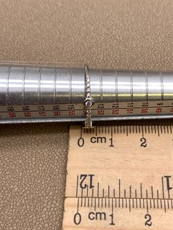 *Кольцо р.17 Фианит арт. MP-R00983-X-W-X-X-W-872 вес 1,2 г - фото 323693