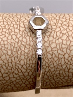 *Кольцо р.17 Фианит арт. MP-R00983-X-W-X-X-W-872 вес 1,2 г - фото 323696