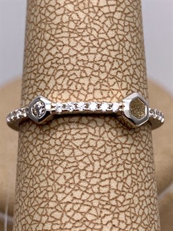 *Кольцо р.17 Фианит арт. MP-R00983-X-W-X-X-W-872 вес 1,2 г - фото 323697