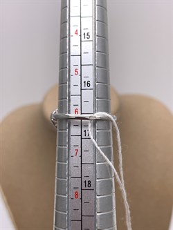 *Кольцо р.16,5 Белый Фианит арт. MP-R00395-X-W-X-X-W-16,5-984 вес 3 г - фото 323744