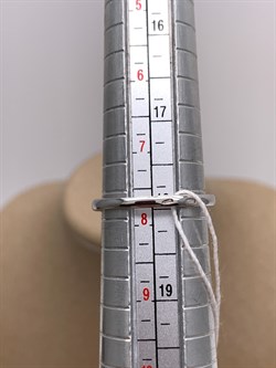 *Кольцо р.18 Белый Фианит Микро Встави арт. MP-R90002-X-W-X-X-W-18-965 вес 3,5 г - фото 323755