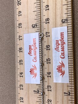 *Браслет р.18 Розарий с подвеской Роло гладкая шарики арт. 0300R16686L18-187, (Вес 1,7 г) - фото 323835 *Браслет р.18 Розарий с подвеской Роло гладкая шарики арт. 0300R16686L18-187, (Вес 1,7 г) - фото 323835