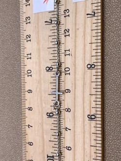 *Браслет р.18 Розарий с подвеской Роло гладкая шарики арт. 0300R16686L18-187, (Вес 1,7 г) - фото 323836 *Браслет р.18 Розарий с подвеской Роло гладкая шарики арт. 0300R16686L18-187, (Вес 1,7 г) - фото 323836