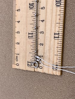 *Браслет р.18 Розарий с подвеской Роло гладкая шарики арт. 0300R16686L18-187, (Вес 1,7 г) - фото 323837 *Браслет р.18 Розарий с подвеской Роло гладкая шарики арт. 0300R16686L18-187, (Вес 1,7 г) - фото 323837