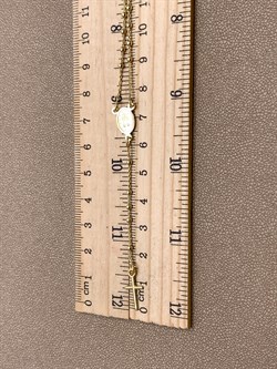 *Цепь р.45 Розарий с подвеской Роло гладкая шарики арт. 0300Y16554L45-072, (Вес 3,7 г) - фото 323888 *Цепь р.45 Розарий с подвеской Роло гладкая шарики арт. 0300Y16554L45-072, (Вес 3,7 г) - фото 323888