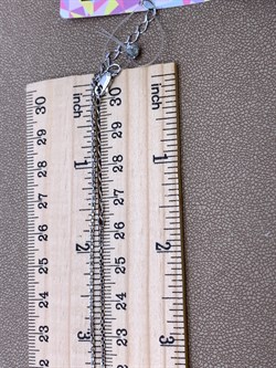 *Колье р.45-50-55 Черная Шпинель синт цв Белое арт. 06-1-135-7400-033-016 вес 10,76 г - фото 324062 *Колье р.45-50-55 Черная Шпинель синт цв Белое арт. 06-1-135-7400-033-016 вес 10,76 г - фото 324062