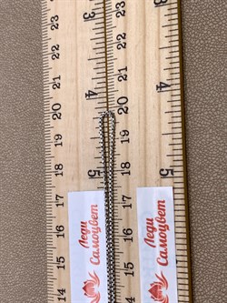 *Цепь р.40 Коробочка Венецианская арт. 1430R022L40-045, (Вес 2,4 г) - фото 324117