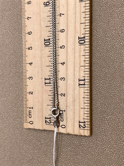 *Цепь р.40 Коробочка Венецианская арт. 1430R022L40-045, (Вес 2,4 г) - фото 324118