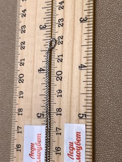 *Цепь р.45 Коробочка Венецианская арт. 1430R022L45-214 (Вес 2,7 г) - фото 324139