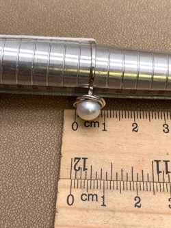 *Кольцо р.17,5 Белый Жемчуг д.7,5*8мм арт. 1.0008.0.b-447 Вес 2,25 г - фото 324237 *Кольцо р.17,5 Белый Жемчуг д.7,5*8мм арт. 1.0008.0.b-447 Вес 2,25 г - фото 324237