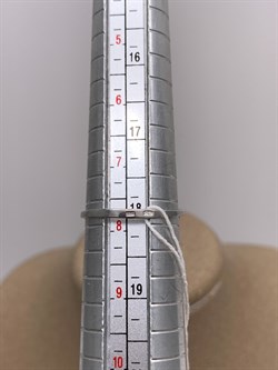 *Кольцо р.18 Белый Жемчуг д.9,5*10мм арт. 1.0674.0.b-432 Вес 2,97 г - фото 324402