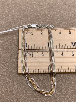 *Браслет р.18 Коробочка облегченная 6 рядов арт. 140251YZS040L18-397 (Вес 3,2 г) - фото 324540 *Браслет р.18 Коробочка облегченная 6 рядов арт. 140251YZS040L18-397 (Вес 3,2 г) - фото 324540