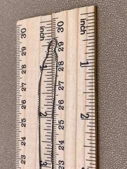 *Цепь р.60 Коробочка Венецианская арт. 1408R019L60-984 (Вес 3.1 г) - фото 324661 *Цепь р.60 Коробочка Венецианская арт. 1408R019L60-984 (Вес 3.1 г) - фото 324661