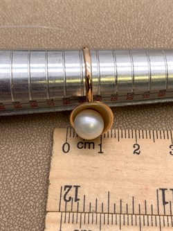 *Кольцо р.17,5 д.8-8,5 Белый Жемчуг цв Красное арт. 01-1-944-0500-010-801 вес 3,74 г - фото 324732 *Кольцо р.17,5 д.8-8,5 Белый Жемчуг цв Красное арт. 01-1-944-0500-010-801 вес 3,74 г - фото 324732