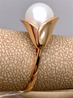 *Кольцо р.17,5 д.8-8,5 Белый Жемчуг цв Красное арт. 01-1-944-0500-010-801 вес 3,74 г - фото 324736 *Кольцо р.17,5 д.8-8,5 Белый Жемчуг цв Красное арт. 01-1-944-0500-010-801 вес 3,74 г - фото 324736