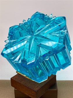 Шкатулка Снежинка р.9-4 см арт 251124 вес 149,13 Украшение для интерьера Ручная работа - фото 324831