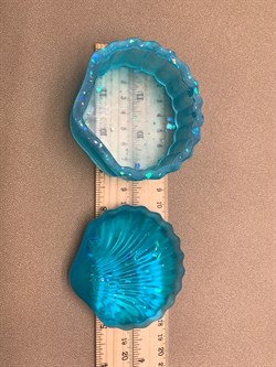 Шкатулка Ракушка р.7,5-3,5 см арт 261124 вес 119,47 Украшение для интерьера Ручная работа - фото 324848 Шкатулка Ракушка р.7,5-3,5 см арт 261124 вес 119,47 Украшение для интерьера Ручная работа - фото 324848