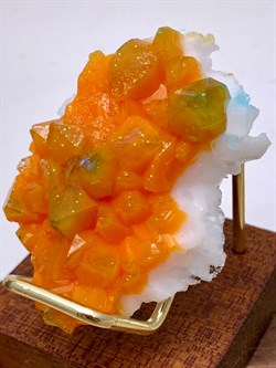 Айсберг магнит Оранжевый арт 271124 вес 20,7 гр Украшение для интерьера Ручная работа - фото 324851