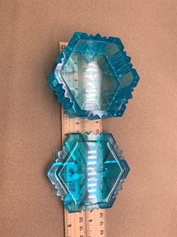 Шкатулка Снежинка р.9-4 см арт 051224 вес 145,6 гр Украшение для интерьера Ручная работа - фото 324915