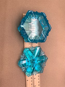 Шкатулка Снежинка р.9-4 см арт 051224 вес 145,6 гр Украшение для интерьера Ручная работа - фото 324916